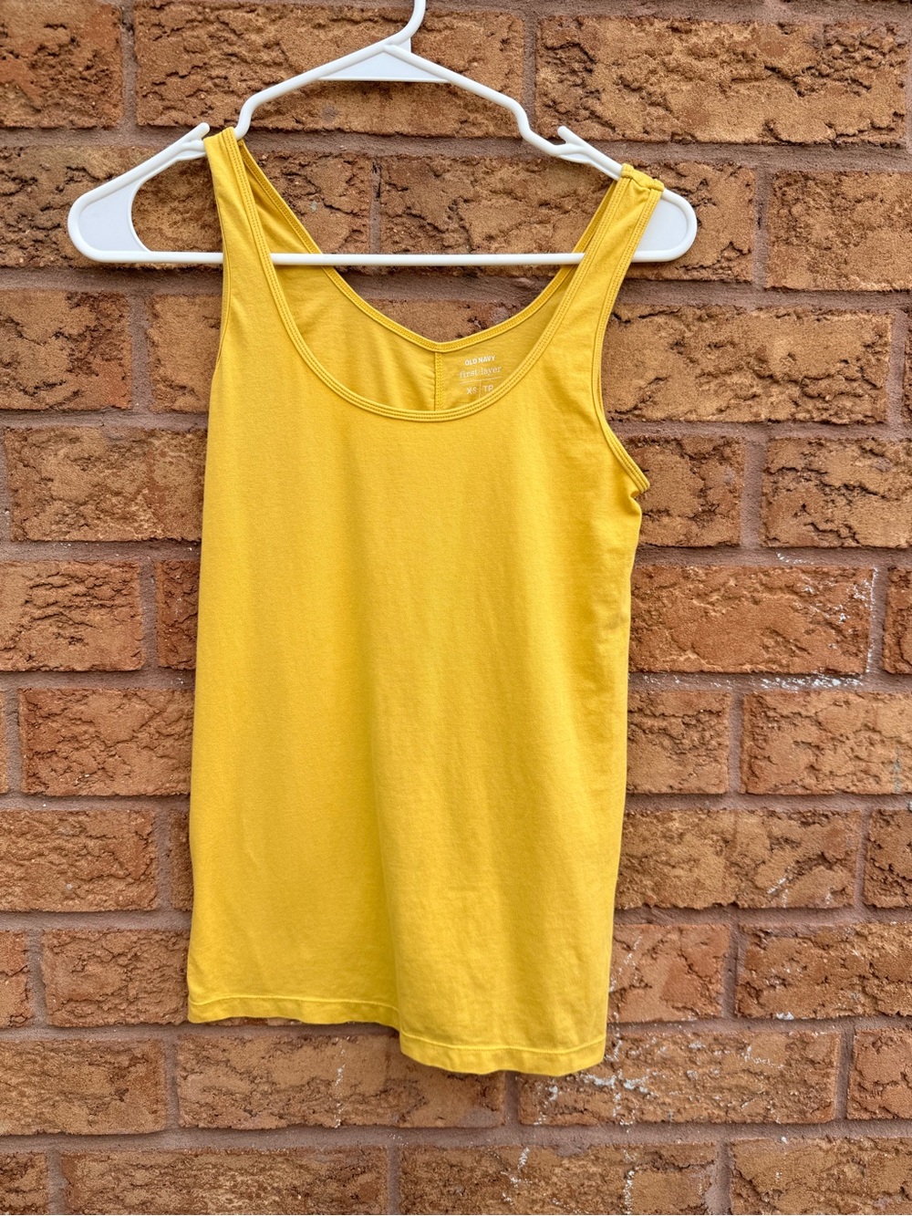 10/$25 • Old Navy First Layer Mellow Yellow Cotton Tank